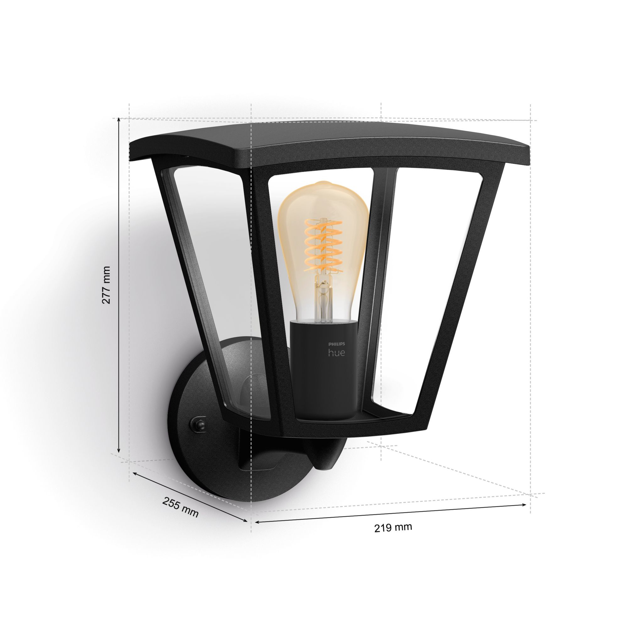 Philips Hue Inara Outdoor wall light | E27 | 7 W | Warm white