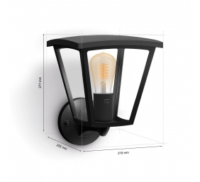 Philips Hue Inara Outdoor wall light | E27 | 7 W | Warm white