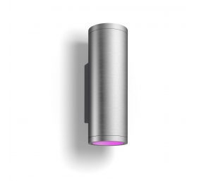 Philips Hue WCA Appear Outdoor Wall Lantern, Inox | 8 W | 2000-6500 Hue White Colour Ambiance