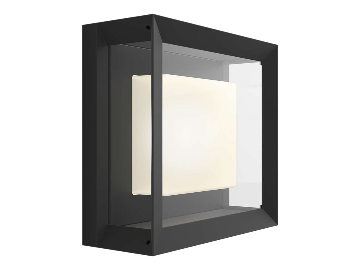 Philips Hue WCA Econic Outdoor Square Wall Lantern | 15 W | 2000-6500 Hue White Colour Ambiance