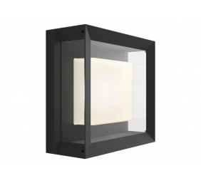 Philips Hue WCA Econic Outdoor Square Wall Lantern | 15 W | 2000-6500 Hue White Colour Ambiance
