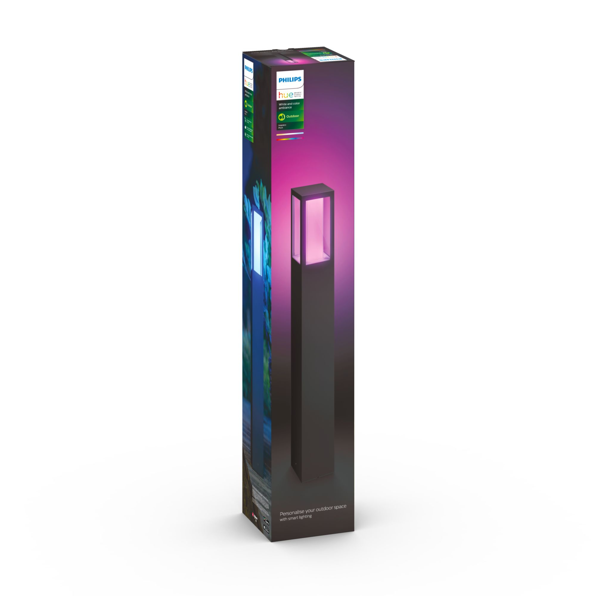 Philips Hue WCA Impress Outdoor Post Lantern | 8 W