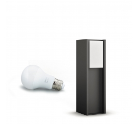 Philips Hue Turaco Outdoor Pedestal Lantern | E27 | 9 W | Warm white