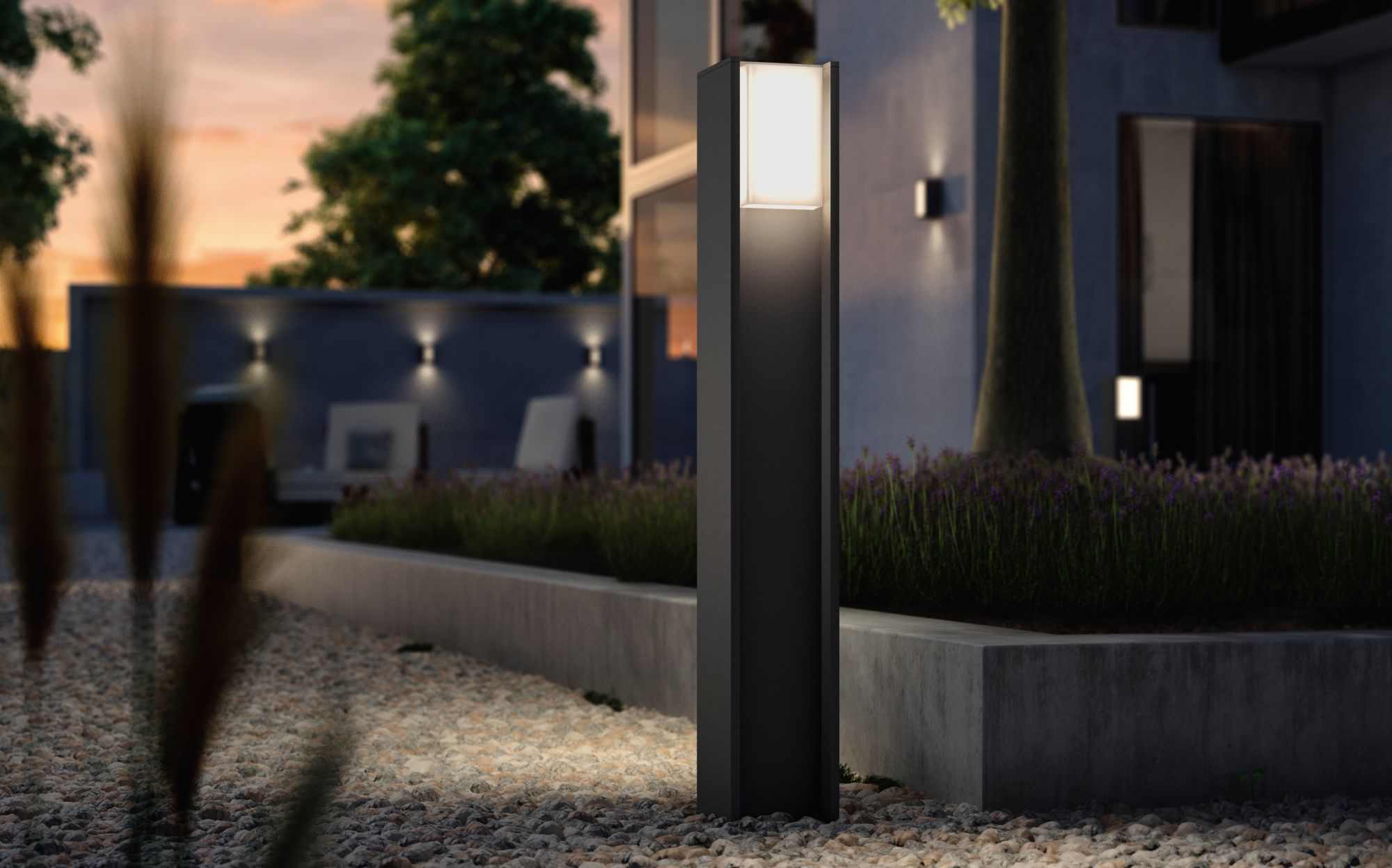 Philips Hue Turaco Outdoor Post Lantern | E27 | 9.5 W