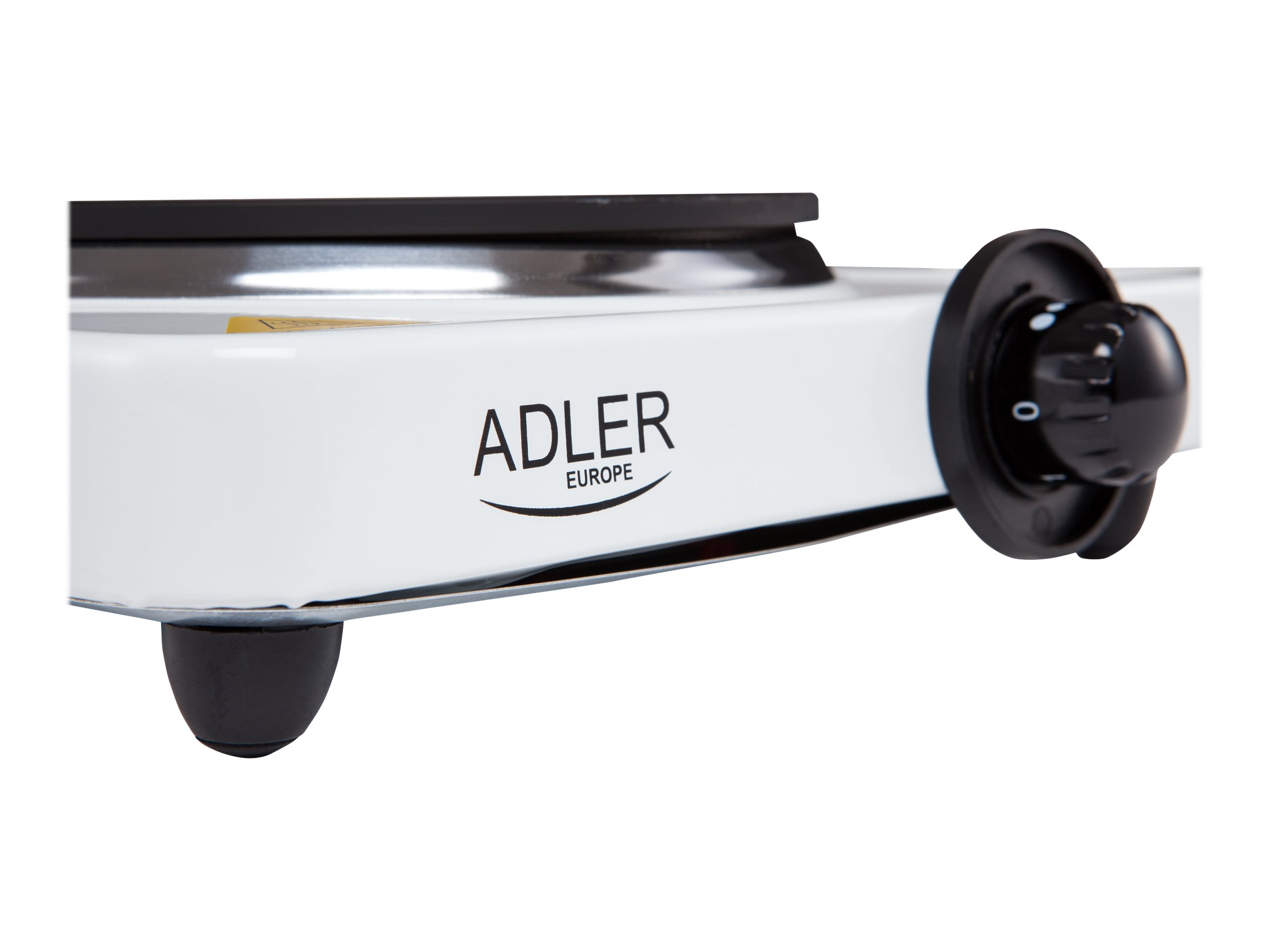 Adler | Free standing table hob | AD 6503 | Number of burners/cooking zones 1 | Electric stove | 1500 W | White | Electric