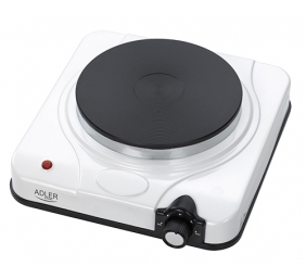 Adler | Free standing table hob | AD 6503 | Number of burners/cooking zones 1 | Electric stove | 1500 W | White | Electric