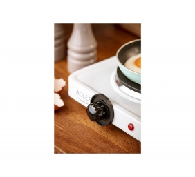 Adler | Free standing table hob | AD 6503 | Number of burners/cooking zones 1 | Electric stove | 1500 W | White | Electric