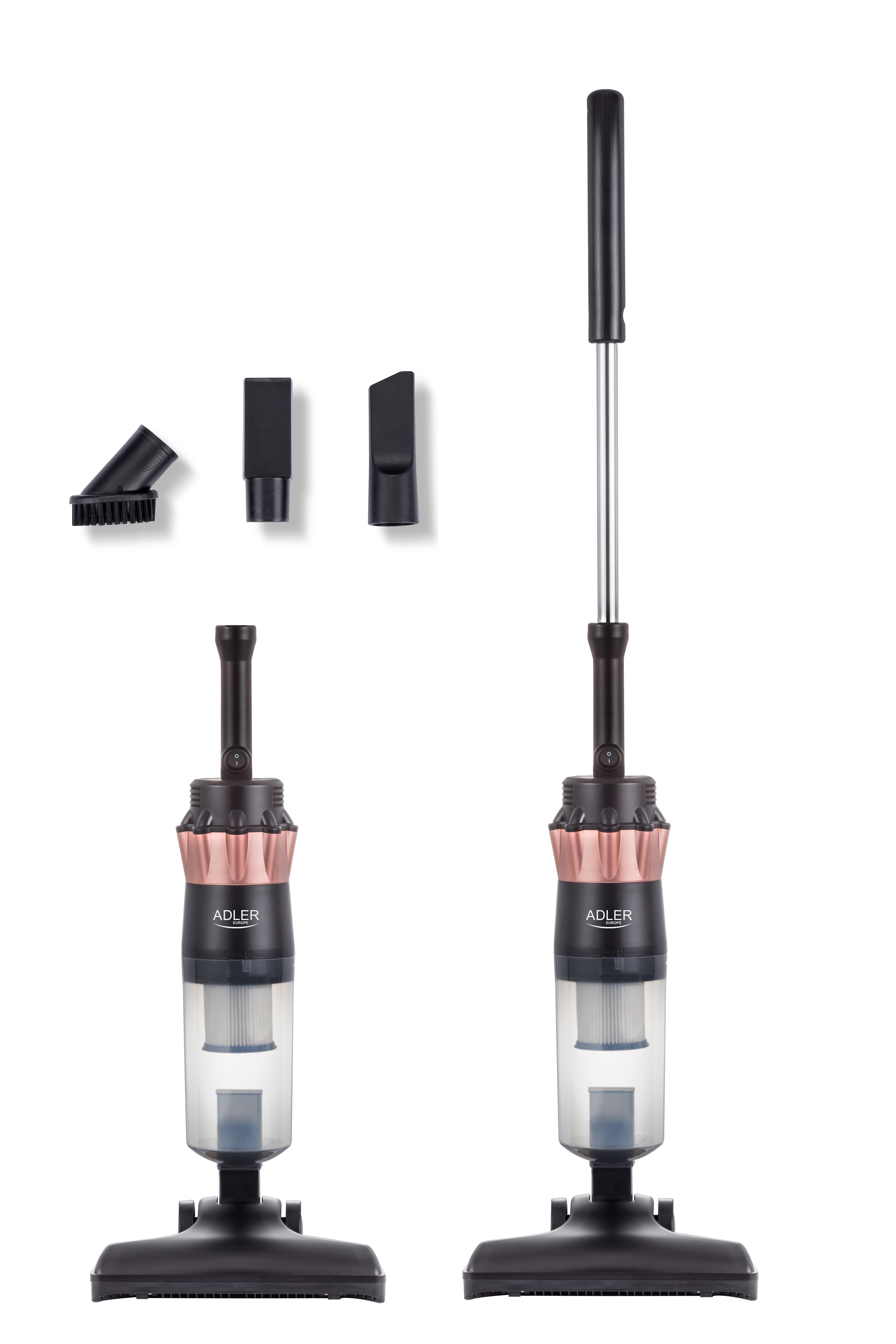 Adler | Vacuum Cleaner | AD 7049 | Corded operating | Handheld 2in1 | Power 600 W | - V | Dust capacity 0.8 L | Black