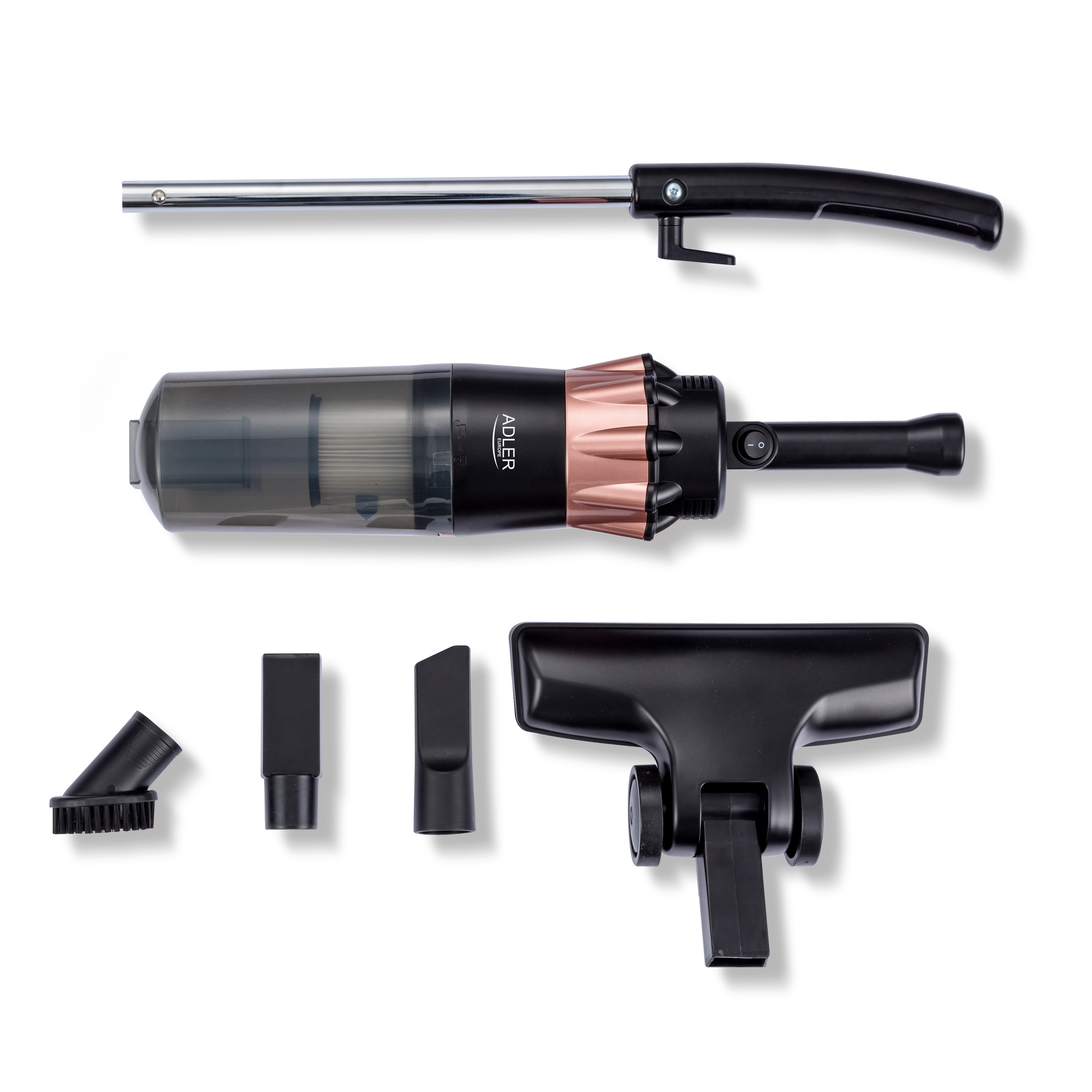 Adler | Vacuum Cleaner | AD 7049 | Corded operating | Handheld 2in1 | Power 600 W | - V | Dust capacity 0.8 L | Black