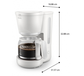 Philips Filtered Coffee Maker | HD7411/00 3000 series | Drip | 915-1080 W | White