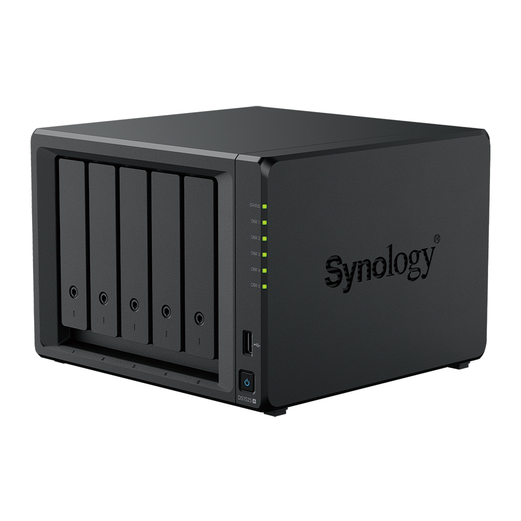 Synology DiskStation | DS1525+ | AMD Ryzen | V1500B | 8 GB | DDR4 | Black
