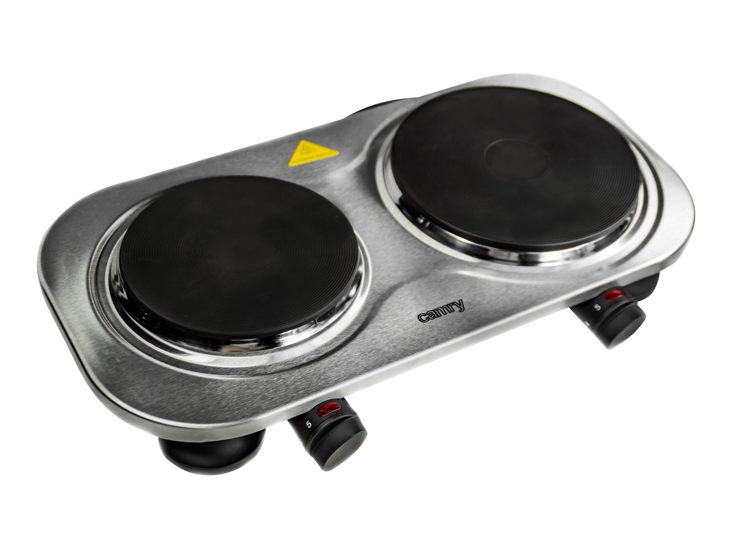 Camry | CR 6511 | Number of burners/cooking zones 2 | Rotary knobs | Stainless steel | Electric