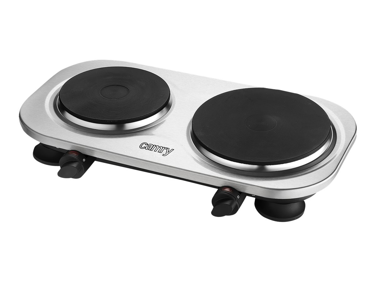 Camry | CR 6511 | Number of burners/cooking zones 2 | Rotary knobs | Stainless steel | Electric