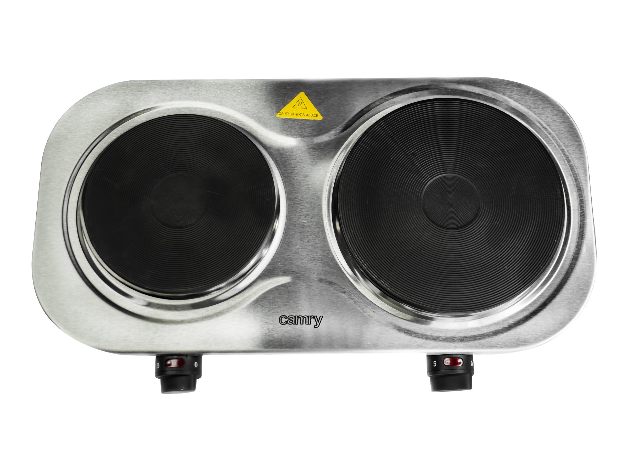 Camry | CR 6511 | Number of burners/cooking zones 2 | Rotary knobs | Stainless steel | Electric