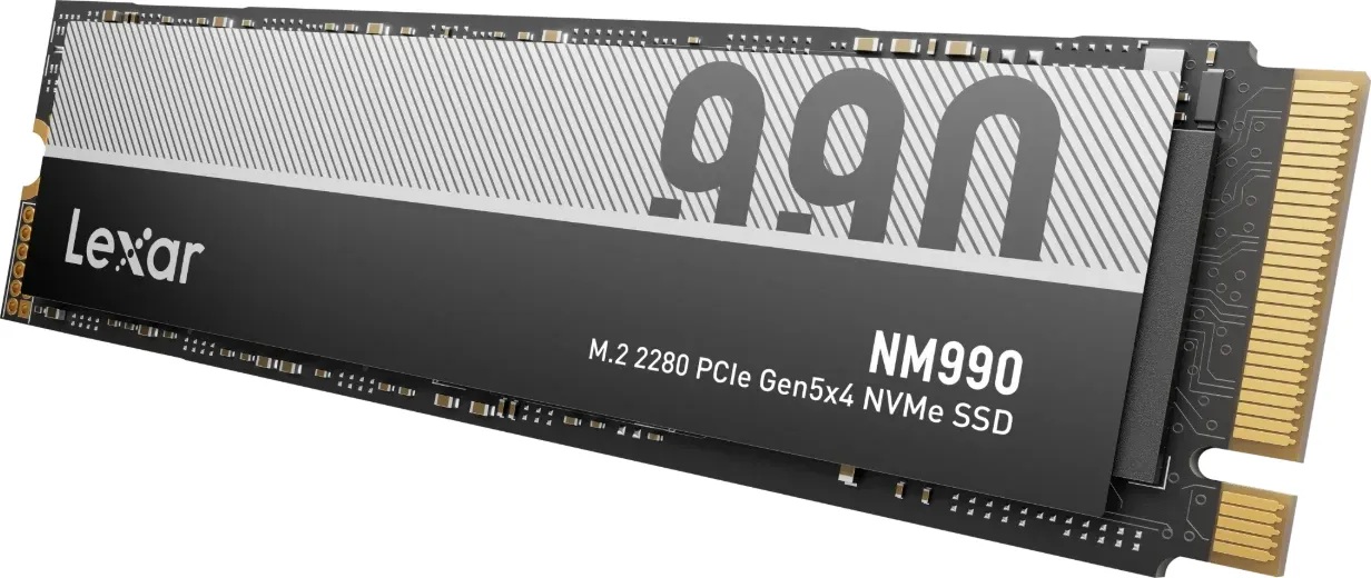 Lexar SSD | NM990 | 2000 GB | SSD form factor M.2 2280 | Solid-state drive interface PCIe Gen 5x4 | Read speed 14000 MB/s | Write speed 10000 MB/s