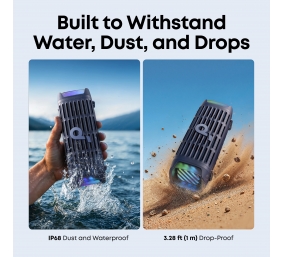Anker Soundcore Speaker | Boom 3i | 50 W | Waterproof | Bluetooth | Blue | Portable | Wireless connection