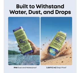 Anker Soundcore Speaker | Boom 3i | 50 W | Waterproof | Bluetooth | Green | Portable | Wireless connection