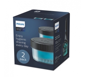 Philips Quick Clean Pod Cartridge CC12/50 2-pack Elektrinių skustuvų galvučių valymo kasetės