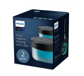 Philips Quick Clean Pod Cartridge CC12/50 2-pack Elektrinių skustuvų galvučių valymo kasetės