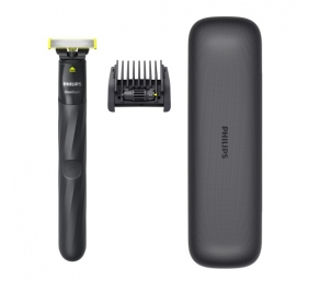 Philips One Blade QP1424/65 GiftPack Plaukų skustuvas / kirpimo mašinėlė, Charcoal Grey