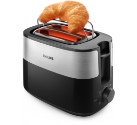 Philips Daily Collection HD2516/90 Skrudintuvas, 830 W, Juoda/Sidabrinė