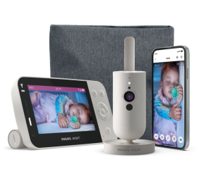 Philips Avent SCD953/26 Mobili auklė FHD 1080p Wi-Fi, Balta/Pilka