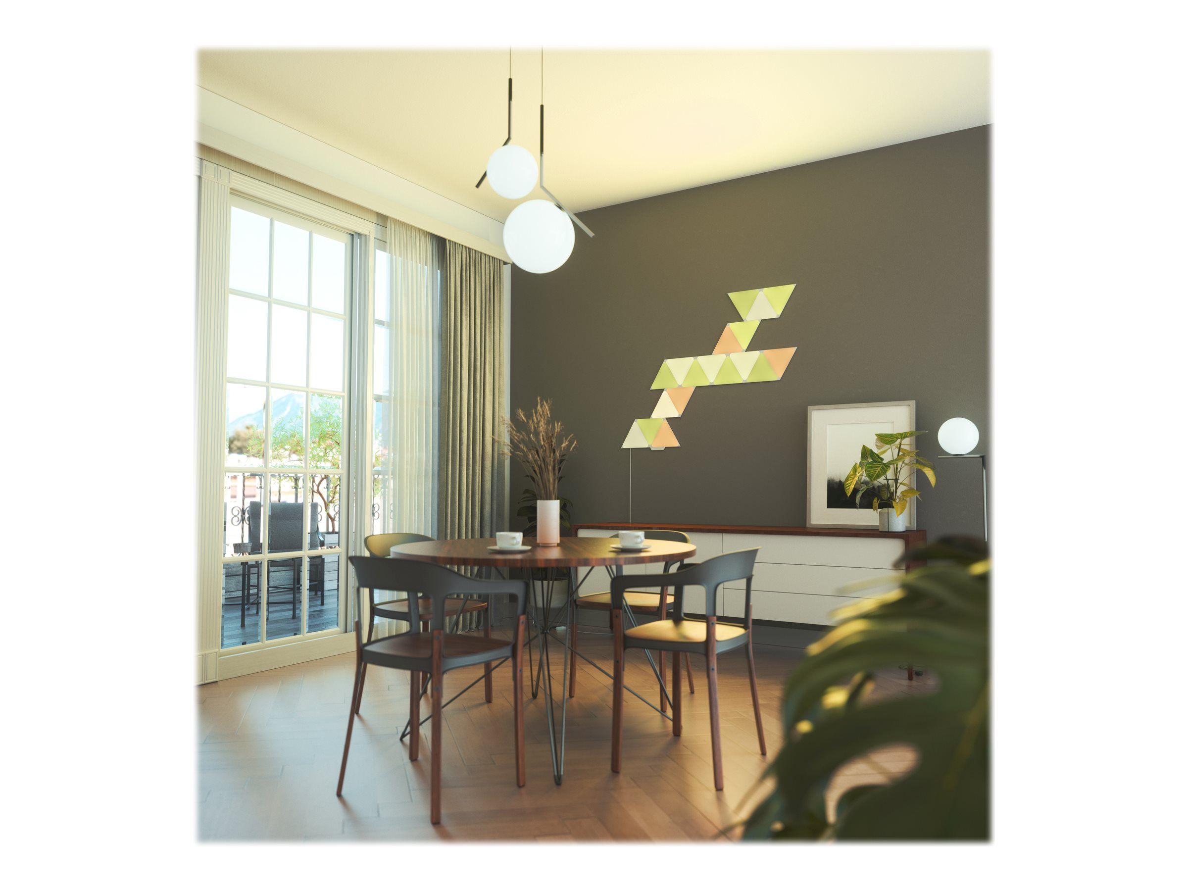 Nanoleaf|Shapes Triangles Starter Kit (9 panels)|1 W|16M+ colours