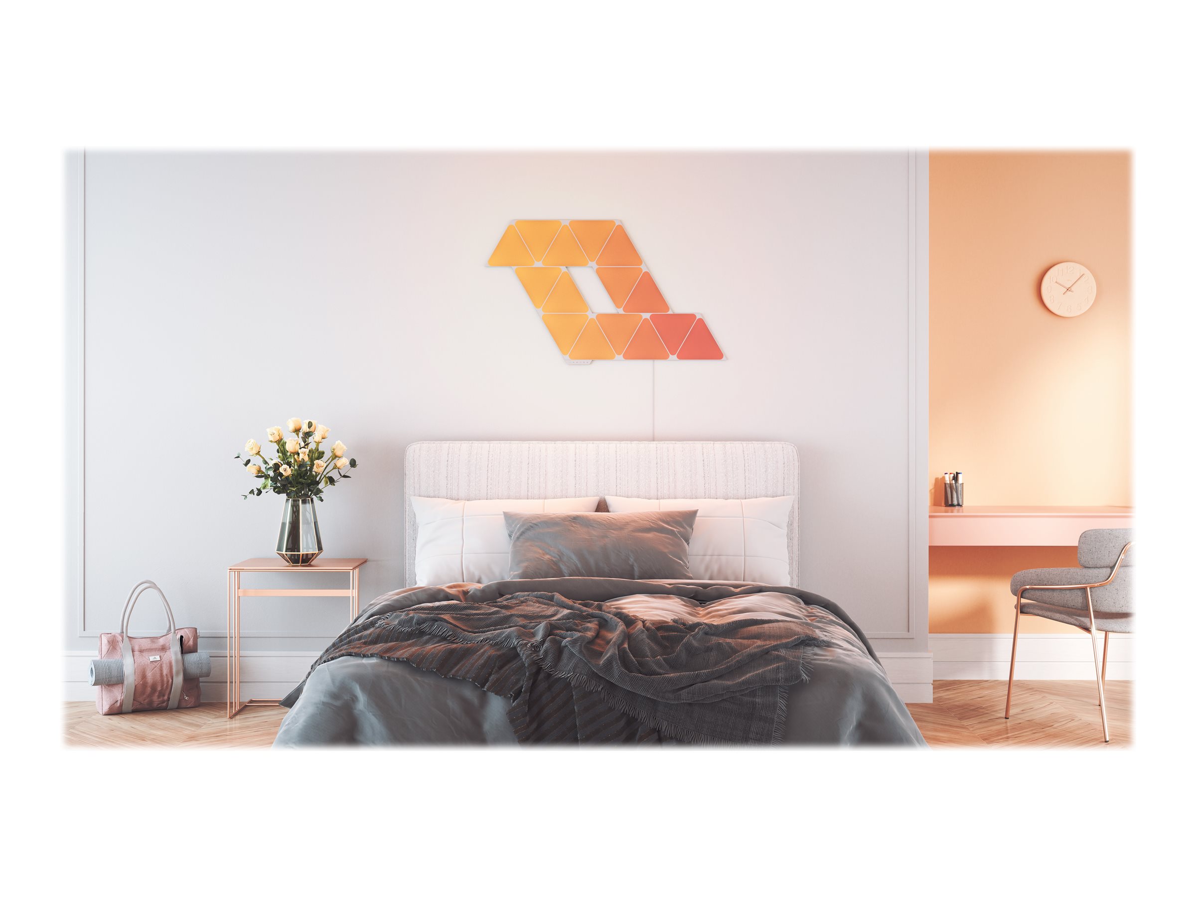 Nanoleaf|Shapes Triangles Starter Kit (9 panels)|1 W|16M+ colours
