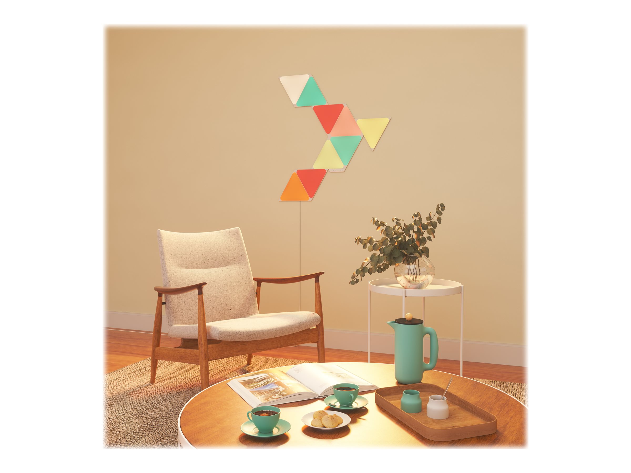 Nanoleaf|Shapes Triangles Starter Kit (9 panels)|1 W|16M+ colours