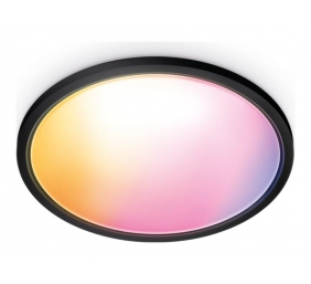 WiZ Smart WiFi SuperSlim Ceiling 545mm, Black | 32 W | 2200-6500 K (RGB)