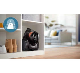 Philips 1000 Series XB1142/10 PowerCyclone 3 Dulkių siurblys, Black/Coral