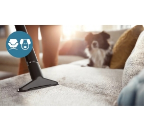 Philips | Vacuum cleaner | XB1142/10 1000 series | Bagless | Power 800 W | Dust capacity 1.3 L | Rich black/Coral moody