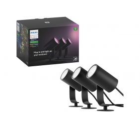 Philips Hue Lily Outdoor Spot base set 3x8W 24V | Hue White and Color Ambiance