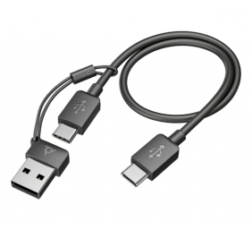 Poly Voyager Focus 2 Belaidės ausinės, Bluetooth, BT700 USB-C Adapter, USB-C/A Adapter, Juoda