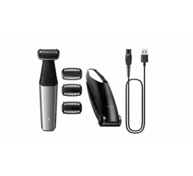 Philips Bodygroom 5000 Series BG5021/15 Kūno plaukų skustuvas / kirpimo mašinėlė, Juoda/Sidabrinė
