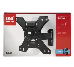 ONE For ALL Wall mount WM 4441 13-65 " Turn, Tilt Maximum weight (capacity) 50 kg Black