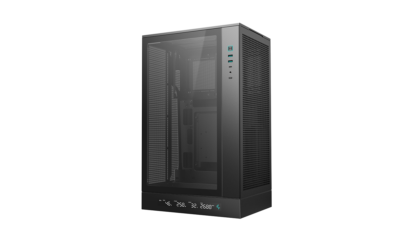 Deepcool CH270 DIGITAL | Black | Mini-Tower | Power supply included No | ATX PS2