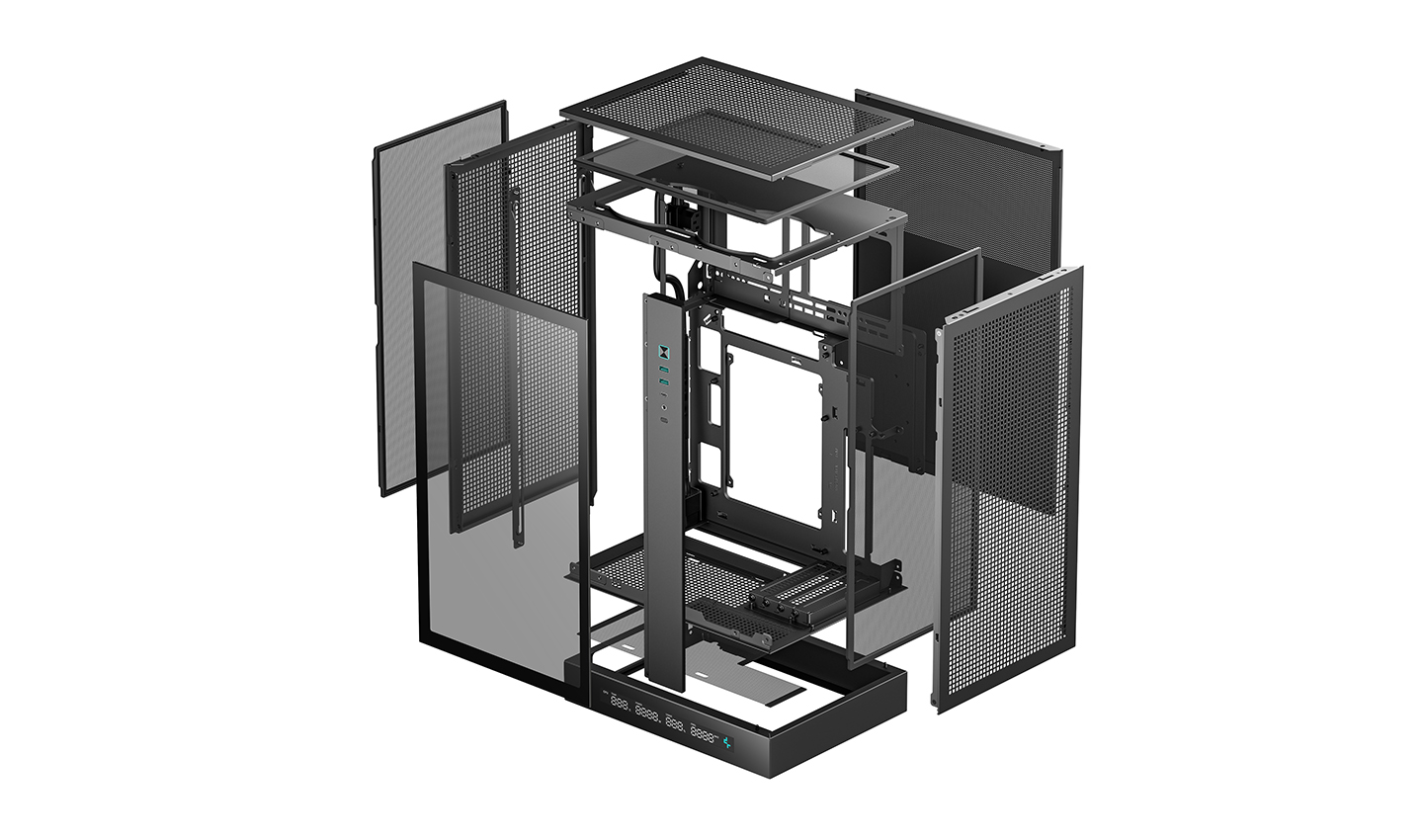 Deepcool CH270 DIGITAL | Black | Mini-Tower | Power supply included No | ATX PS2