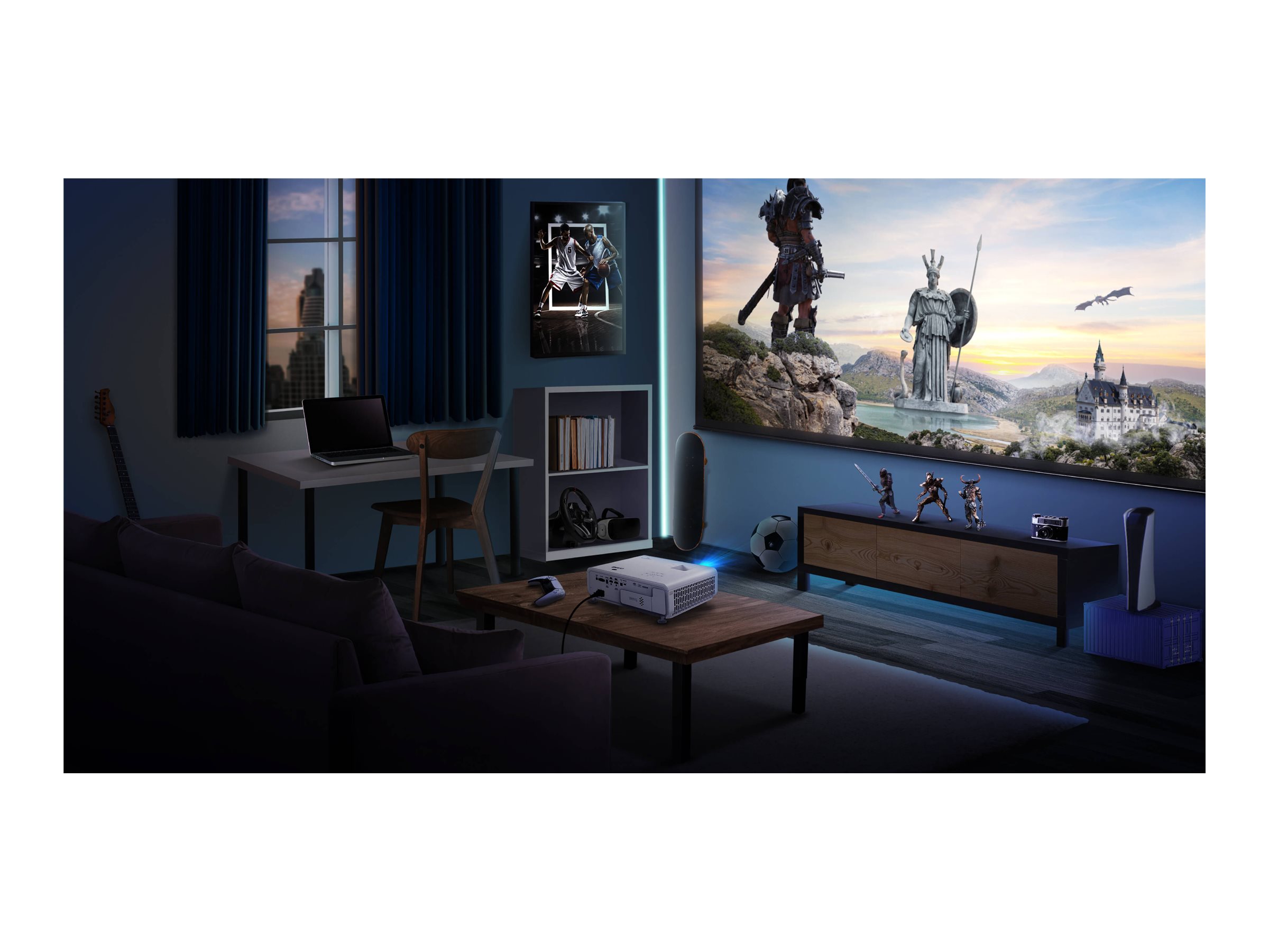 Benq X500i | 4K UHD (3840 x 2160) | 2200 ANSI lumens | White/Black | Wi-Fi
