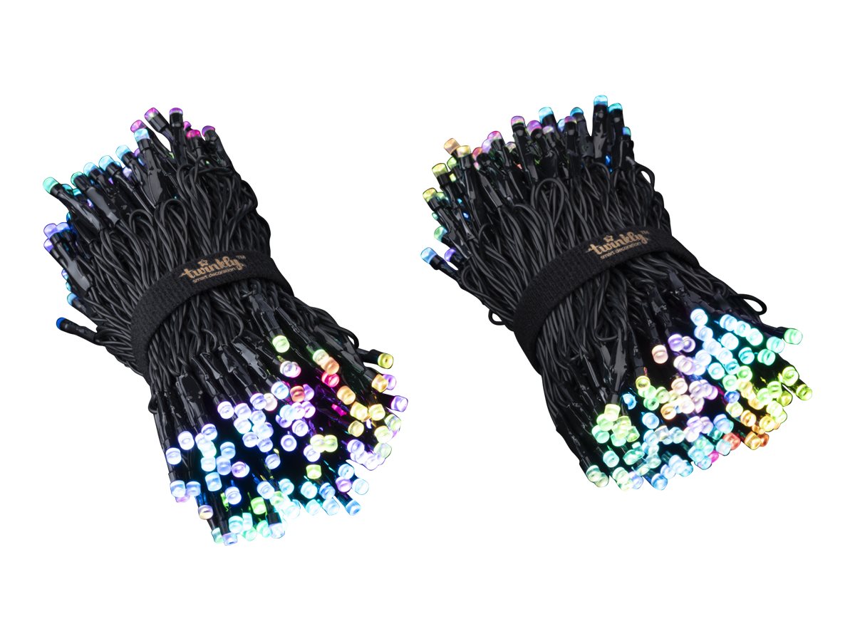Twinkly|Strings Smart LED Lights 400 RGB (Multicolor), 32m, Black wire|RGB – 16M+ colors