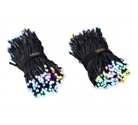 Twinkly|Strings Smart LED Lights 400 RGB (Multicolor), 32m, Black wire|RGB – 16M+ colors