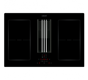 CATA | IAS 770 | Induction hob with built-in hood | 77 cm | Number of burners/cooking zones 4 | Black | Touch