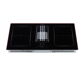 CATA | IAS 770 | Induction hob with built-in hood | 77 cm | Number of burners/cooking zones 4 | Black | Touch
