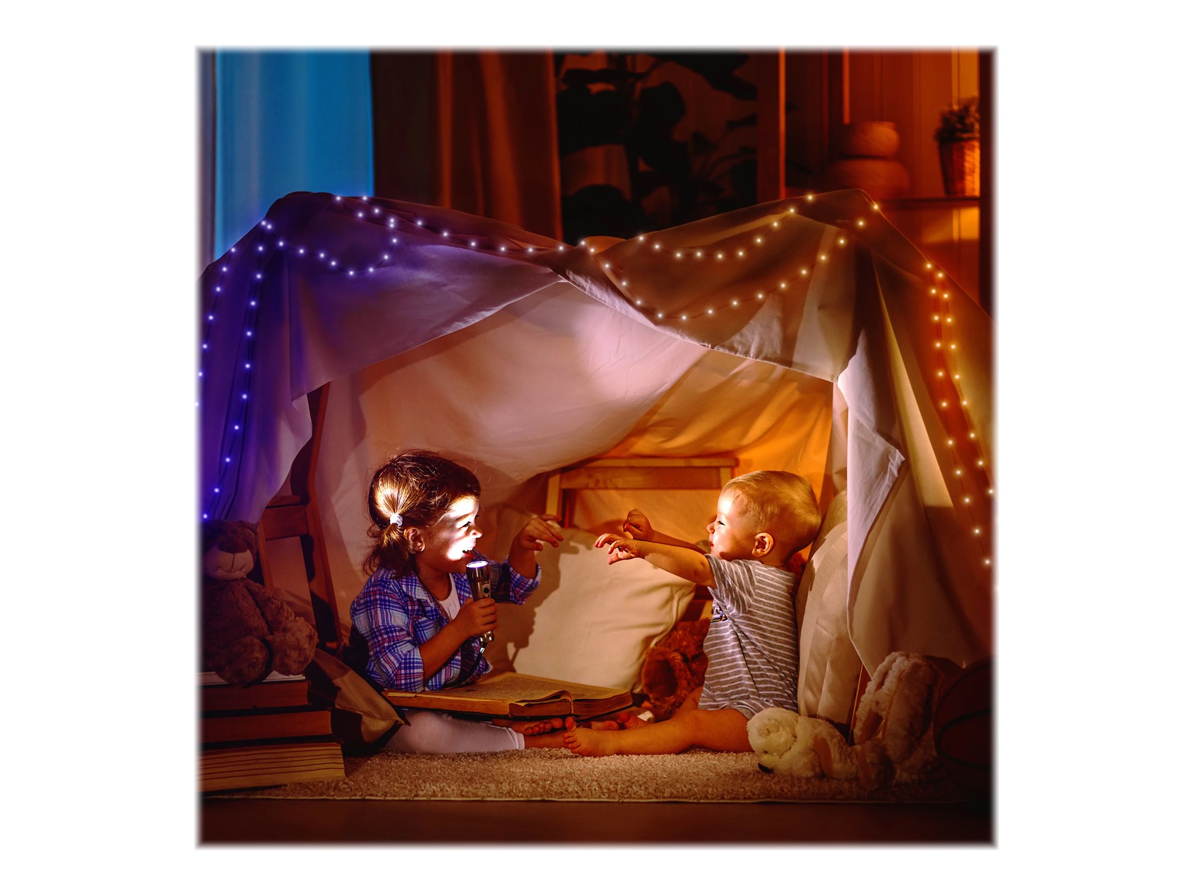 Twinkly|Dots Smart LED Lights 60 RGB (Multicolor), USB Powered, 3m, Black|RGB – 16M+ colors
