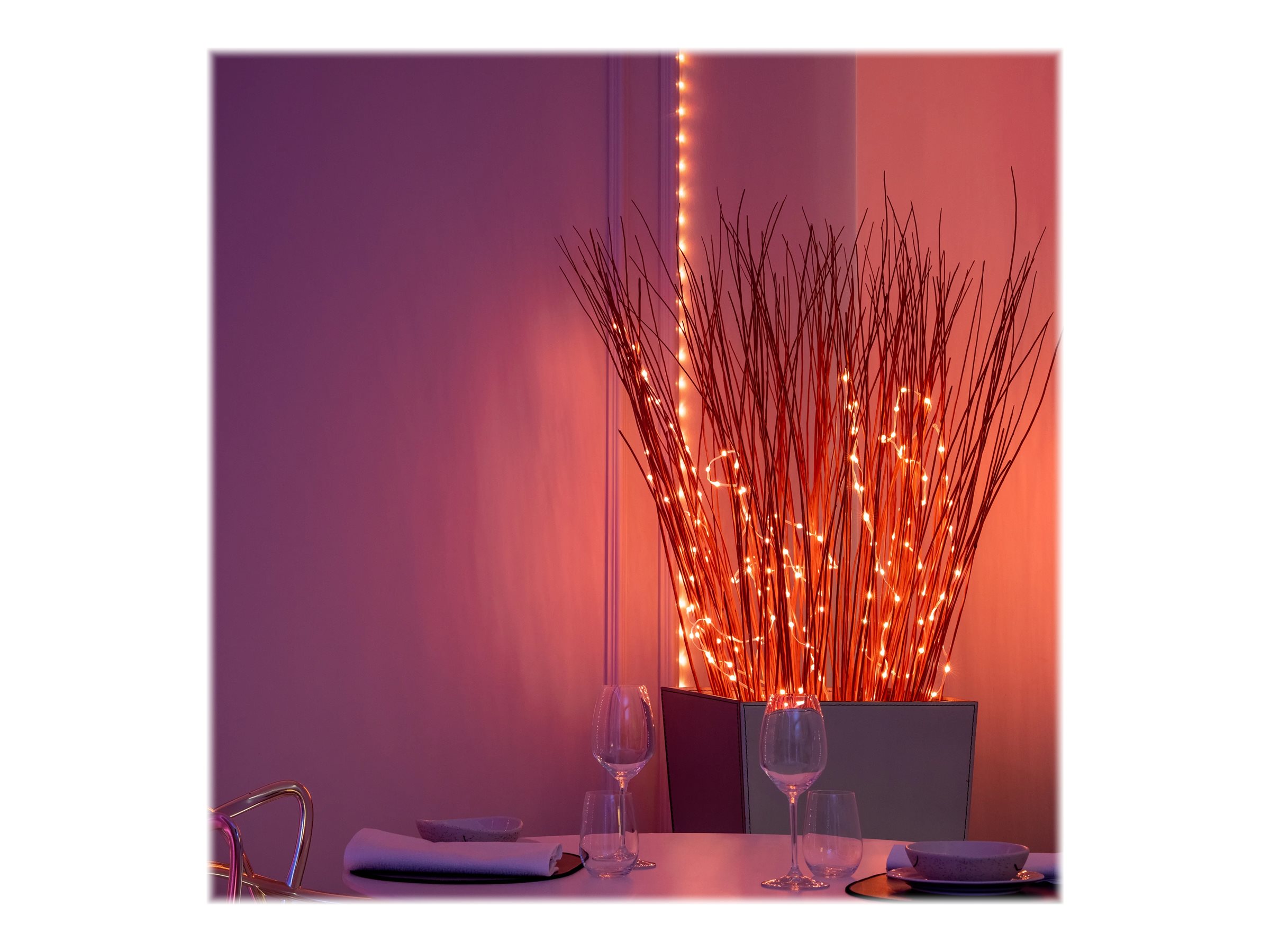 Twinkly|Dots Smart LED Lights 60 RGB (Multicolor), USB Powered, 3m, Black|RGB – 16M+ colors