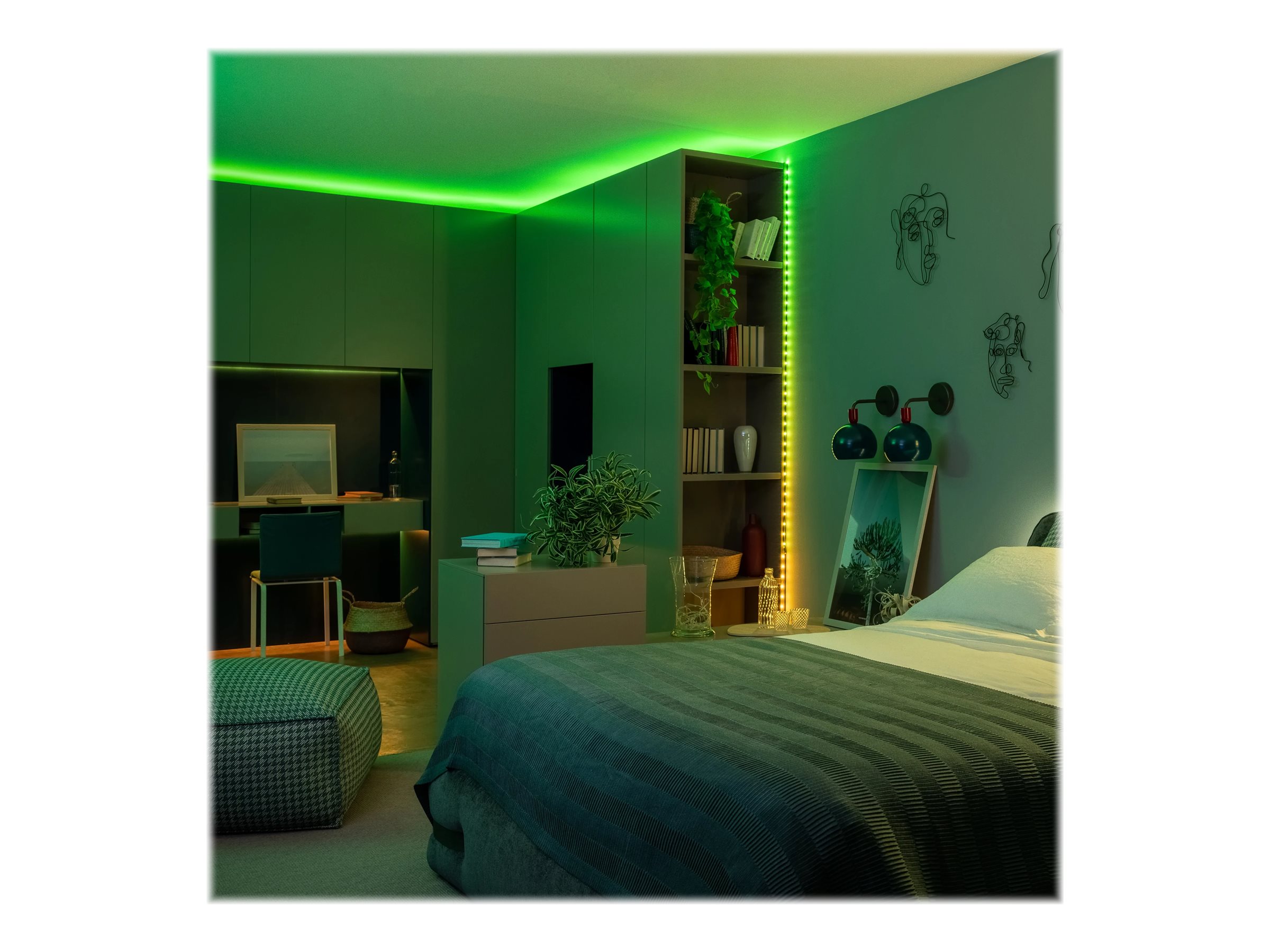 Twinkly|Dots Smart LED Lights 60 RGB (Multicolor), USB Powered, 3m, Black|RGB – 16M+ colors
