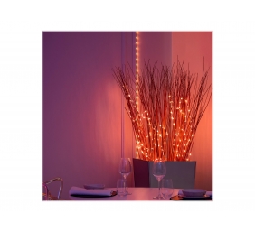 Twinkly|Dots Smart LED Lights 60 RGB (Multicolor), USB Powered, 3m, Black|RGB – 16M+ colors