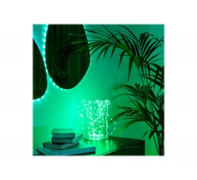 Twinkly|Dots Smart LED Lights 60 RGB (Multicolor), USB Powered, 3m, Black|RGB – 16M+ colors