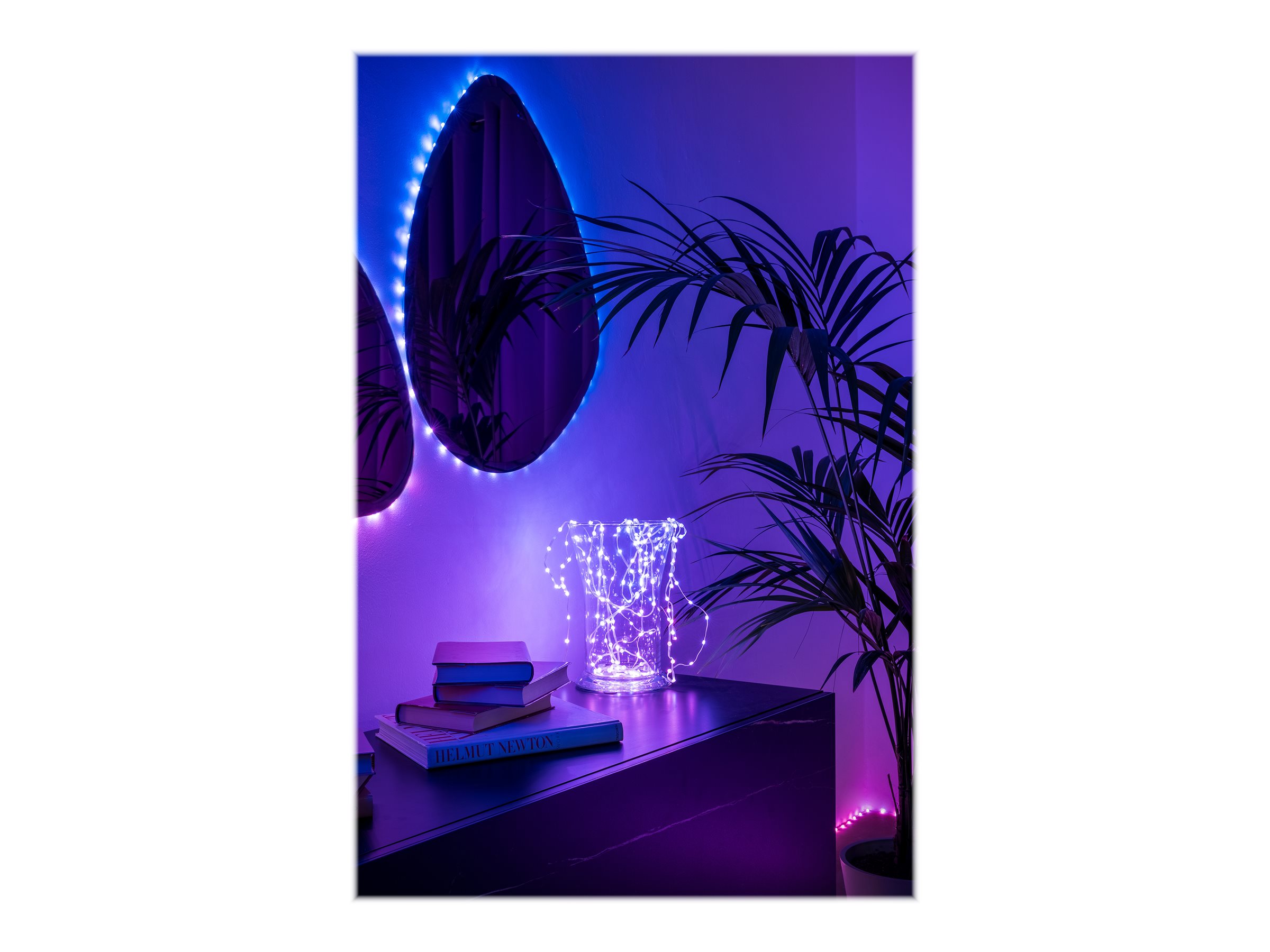 Twinkly|Dots Smart LED Lights 60 RGB (Multicolor), USB Powered, 3m, Transparent|RGB – 16M+ colors