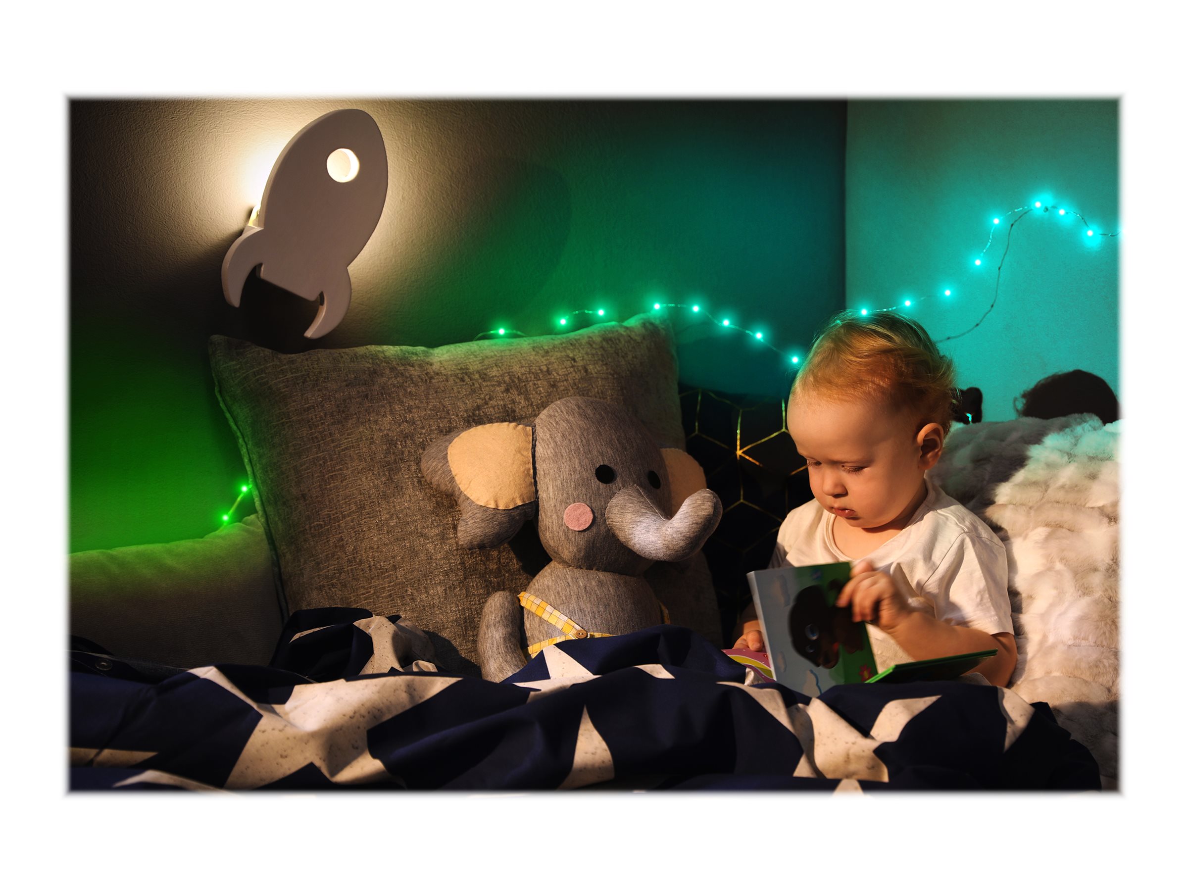 Twinkly|Dots Smart LED Lights 60 RGB (Multicolor), USB Powered, 3m, Transparent|RGB – 16M+ colors